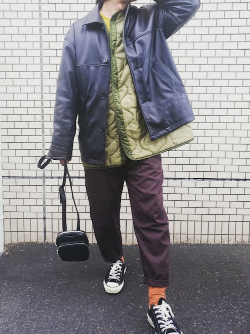 ジャケット・アウター NANO universe WONDER LIGHT LEATHER 楽天市場