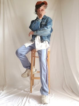 「EDWIN（エドウィン）のアイテム（ジャケット/アウター）」を使った、ARu.さん（メンズ・171cm）の夏コーディネート