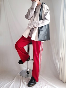 「Dr. Martens（ドクターマーチン）のDr.Martens / ドクターマーチン 1461 3EYE GIBSON SHOE 3ホール ギブソン シューズ ブーツ（ブーツ）」を使った、ARu.さん（メンズ・171cm）の秋コーディネート