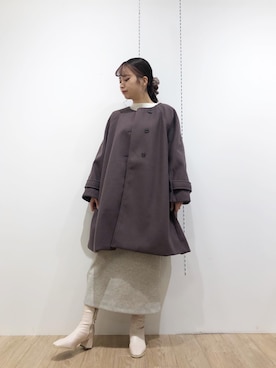 「Green　Parks（グリーンパークス）のアイテム（その他アウター）」を使った、t s u z u r uさん（レディース・160cm）の秋コーディネート