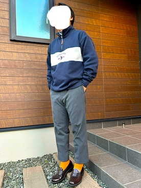 「COMME CA ISM（コムサイズム）のアイテム（トップス）」を使った、どてちんさん（メンズ・165cm）の秋コーディネート