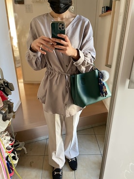 「Amulet（アミュレット）のアイテム」を使った、Asami◡̈さん（レディース・155cm）の秋コーディネート