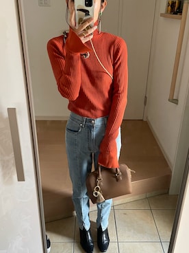 「リエディ(Re:EDIT)」｜Asami◡̈さん（レディース・155cm）の秋コーディネート