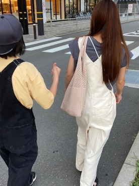 「Java（ジャバ）のアイテム（オールインワン・サロペット）」を使った、Asami◡̈さん（レディース・155cm）の夏コーディネート