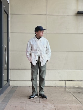 「春カラー」｜「アイテム（ブルゾン）」を使った、atsushiさん（メンズ・172cm）の春コーディネート