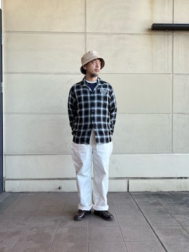 「Schott TOKYO-BAY」｜atsushiさん（メンズ・172cm）の冬コーディネート