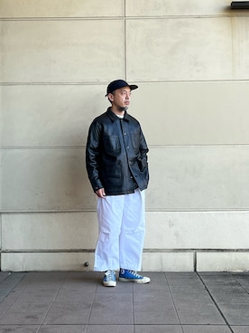 「Schott TOKYO-BAY」｜atsushiさん（メンズ・172cm）の冬コーディネート