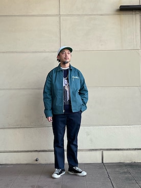 「Schott TOKYO-BAY」｜atsushiさん（メンズ・172cm）の冬コーディネート