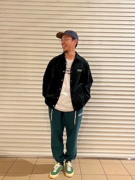 「schott（ショット）のアイテム（ブルゾン）」を使った、atsushiさん（メンズ・172cm）の秋コーディネート