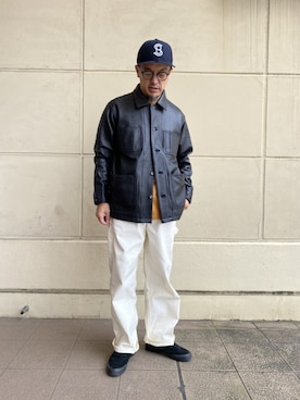 「Schott TOKYO-BAY」｜atsushiさん（メンズ・172cm）の秋コーディネート