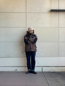 「schott(ショット)のアイテム(ダウンジャケット/コート)」を使った、atsushiさん(メンズ・172cm)の秋コーディネート