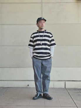 「Schott TOKYO-BAY」｜atsushiさん（メンズ・172cm）の春コーディネート