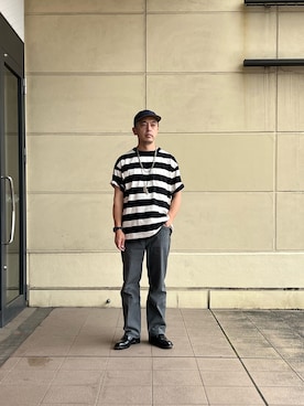 「Schott TOKYO-BAY」｜atsushiさん（メンズ・172cm）の夏コーディネート