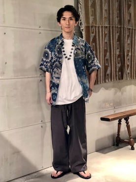 ジャーナルスタンダード メンズさん（メンズ・167cm）の夏コーディネート