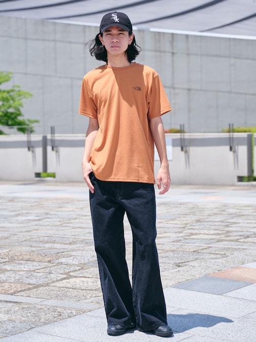 THE NORTH FACE / S/S Square Mountain Logo NT32377（Tシャツ