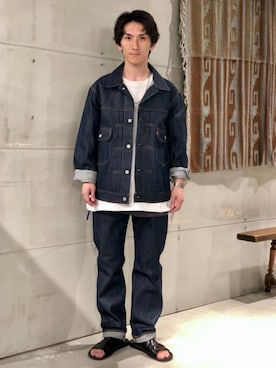「リーバイス501」｜「アイテム（ジャケット/アウター）」を使った、ジャーナルスタンダード メンズさん（メンズ・167cm）の秋コーディネート