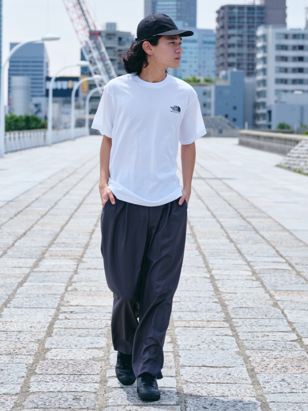 専用 NORTH FACE ×JOURNAL STANDARDTシャツメンズ 予約》【THE NORTH FACE/ ザノースフェイス】S/S FD Globe Grid Cotton