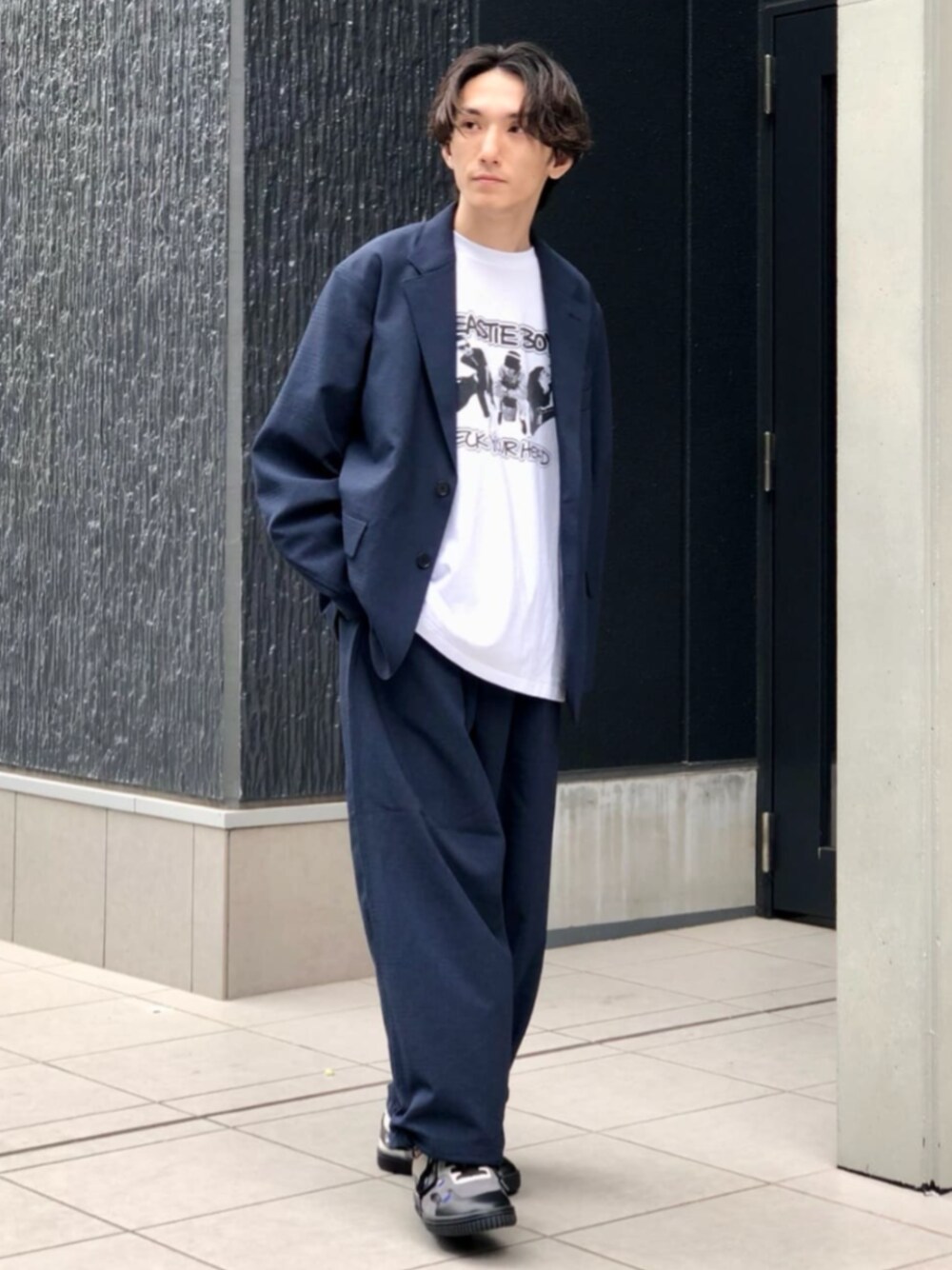 ”吸水速乾 / 接触冷感” EVALET シャドーチェック オーバーパンツ JOURNAL STANDARD（ジャーナルスタンダード）の「”吸水速乾