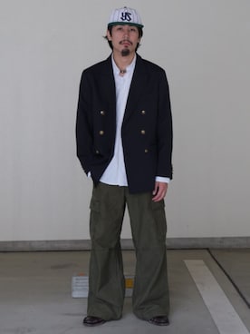 「JOURNAL STANDARD（ジャーナルスタンダード）のアイテム（ジャケット/アウター）」を使った、ジャーナルスタンダード メンズさん（メンズ・173cm）の秋コーディネート