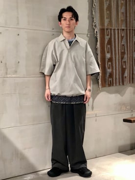 「KEEN（キーン）のアイテム（サンダル）」を使った、ジャーナルスタンダード メンズさん（メンズ・167cm）の夏コーディネート