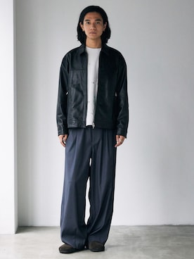 「JOURNAL STANDARD（ジャーナルスタンダード）のアイテム（ブルゾン）」を使った、ジャーナルスタンダード メンズさん（メンズ・181cm）の夏コーディネート