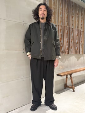 「Paraboot（パラブーツ）のアイテム（シューズ）」を使った、ジャーナルスタンダード メンズさん（メンズ・175cm）の冬コーディネート