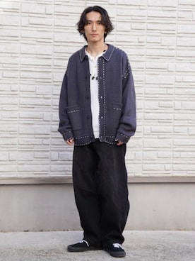 「JOURNAL STANDARD（ジャーナルスタンダード）のアイテム（パンツ）」を使った、ジャーナルスタンダード メンズさん（メンズ・167cm）の冬コーディネート