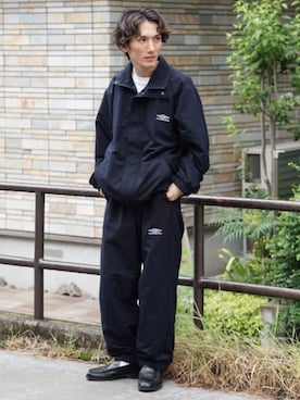 UMBRO EX WARM UP PISTE JACKETを使った人気ファッション