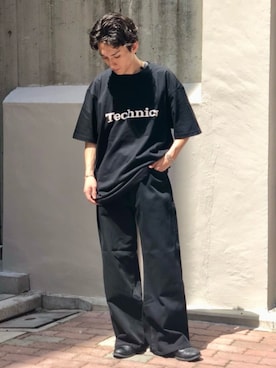 「ペインターパンツ」｜「アイテム（その他シューズ）」を使った、ジャーナルスタンダード メンズさん（メンズ・167cm）の夏コーディネート