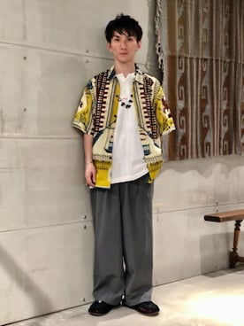 「KEEN（キーン）のアイテム（サンダル）」を使った、ジャーナルスタンダード メンズさん（メンズ・167cm）の春コーディネート