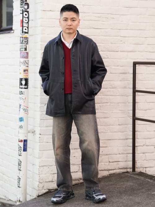 セール】ゴートレザー ダッズカバーオール（カバーオール