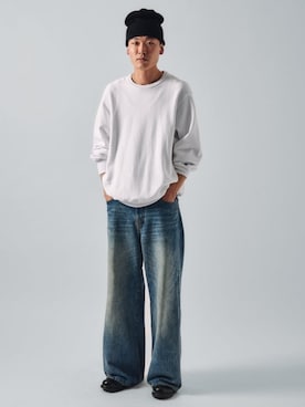 「Champion（チャンピオン）のアイテム（スウェット）」を使った、ジャーナルスタンダード メンズさん（メンズ・180cm）の冬コーディネート