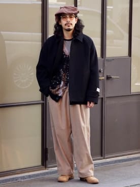 「JOURNAL STANDARD（ジャーナルスタンダード）のアイテム（ブルゾン）」を使った、ジャーナルスタンダード メンズさん（メンズ・165cm）の秋コーディネート
