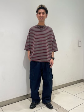「JOURNAL STANDARD（ジャーナルスタンダード）のアイテム（アクセサリー）」を使った、ジャーナルスタンダード メンズさん（メンズ・180cm）の春コーディネート