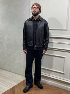 「Gジャン」｜「アイテム（ブルゾン）」を使った、ジャーナルスタンダード メンズさん（メンズ・175cm）の秋コーディネート
