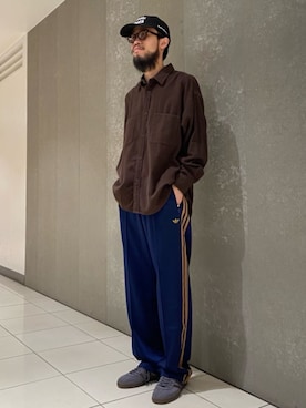 「JOURNAL STANDARD（ジャーナルスタンダード）のアイテム（帽子）」を使った、ジャーナルスタンダード メンズさん（メンズ・175cm）の秋コーディネート