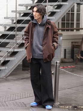 「JOURNAL STANDARD（ジャーナルスタンダード）のアイテム（パンツ）」を使った、ジャーナルスタンダード メンズさん（メンズ・167cm）の秋コーディネート