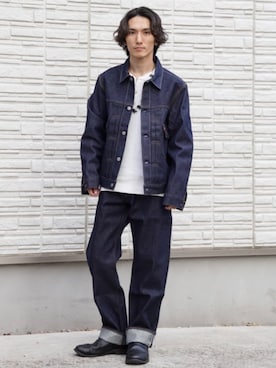 「リーバイス501」｜ジャーナルスタンダード メンズさん（メンズ・167cm）の冬コーディネート