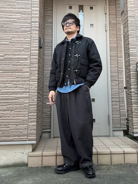 「８(eight)（エイト）のアイテム」を使った、タルナンドさん（メンズ・165cm）の冬コーディネート