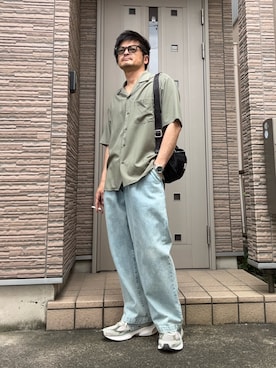 「GLOBAL WORK（グローバルワーク）のアイテム」を使った、タルナンドさん（メンズ・165cm）の夏コーディネート