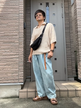 「アイテム（アナログ腕時計）」を使った、タルナンドさん（メンズ・165cm）の秋コーディネート