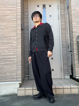 「アイテム（サングラス）」を使った、タルナンドさん（メンズ・165cm）の秋コーディネート