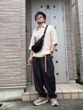 「アイテム（アナログ腕時計）」を使った、タルナンドさん（メンズ・165cm）の秋コーディネート