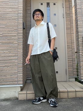 「Lui's（ルイス）のアイテム」を使った、タルナンドさん（メンズ・165cm）の夏コーディネート