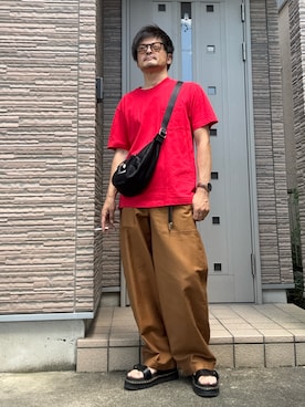 「アイテム（アナログ腕時計）」を使った、タルナンドさん（メンズ・165cm）の夏コーディネート