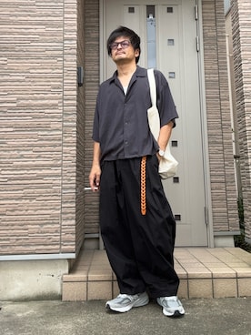 「アイテム（チノパンツ）」を使った、タルナンドさん（メンズ・165cm）の秋コーディネート