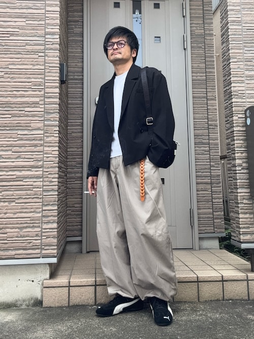 ドレープオーバー ダブルショートジャケット【セットアップ対応】を 