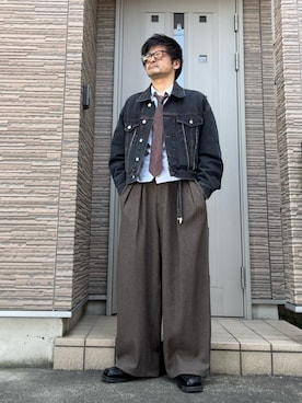 「アイテム（フォーマルスーツ/小物）」を使った、タルナンドさん（メンズ・165cm）の春コーディネート