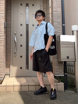 「アイテム（サングラス）」を使った、タルナンドさん（メンズ・165cm）の夏コーディネート
