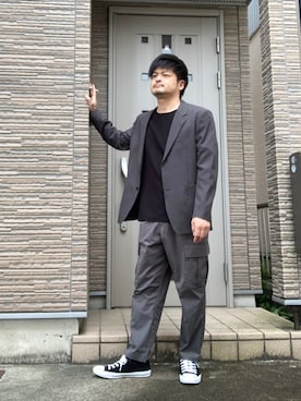 「FUDGEBOYのトラッドスタイル」｜「アイテム（ジャケット/アウター）」を使った、タルナンドさん（メンズ・165cm）の春コーディネート